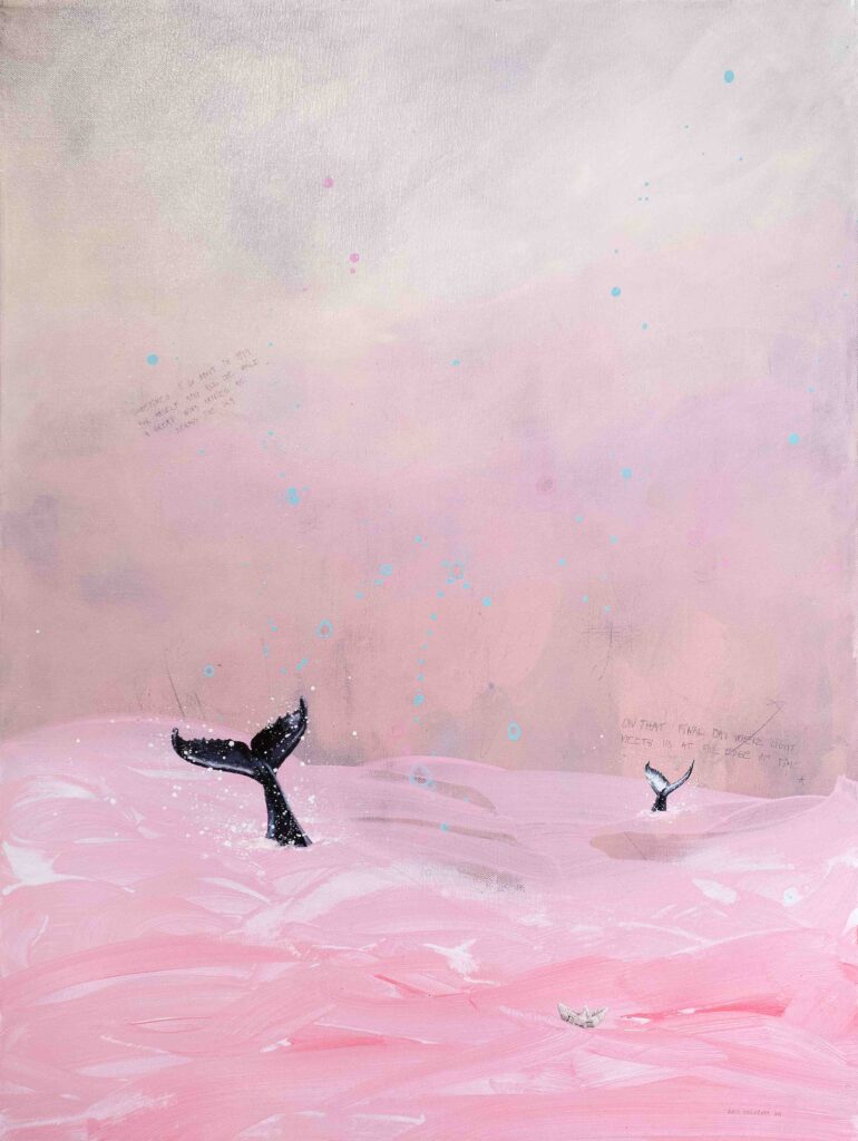 Wings of the sea, Akryl na plátne, 80x60, 2019