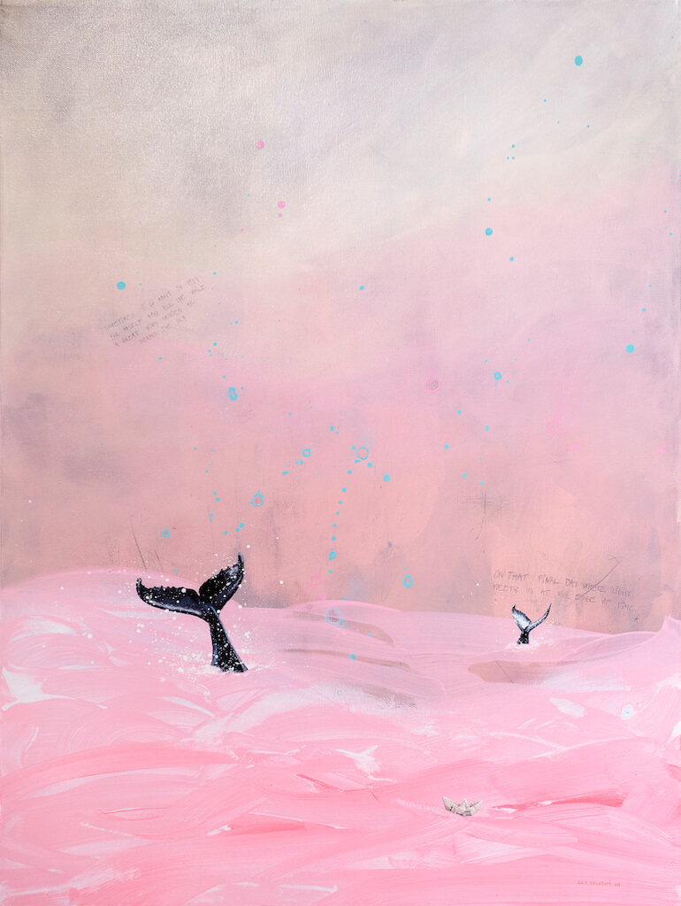 Wings of the sea, Akryl na plátne, 80x60, 2019